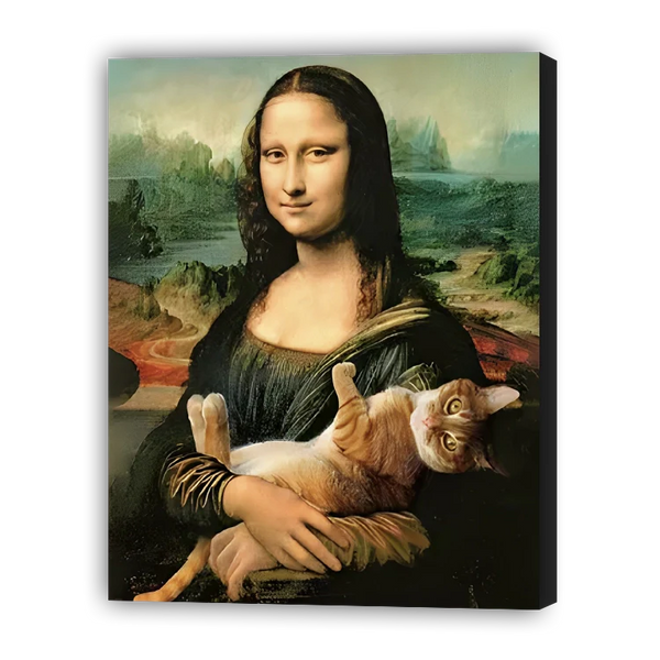 Mona Lisa with Cat