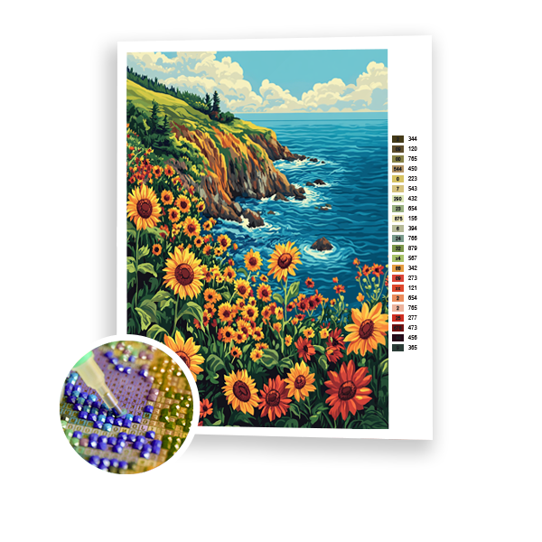 Sunset Cliffs and Sunflowers