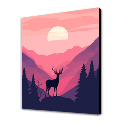 A Deer in the Mountains