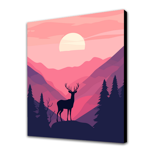 A Deer in the Mountains