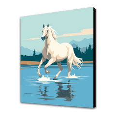 White Horse in the River