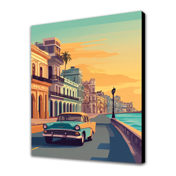 Havana Streets at Sunset