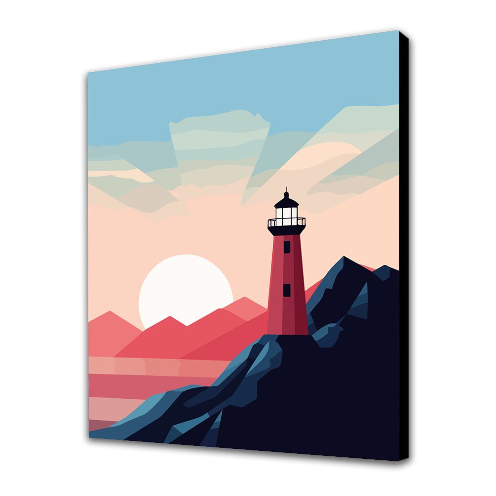 Lighthouse at Sunset