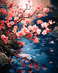 Reflections of Blossoms