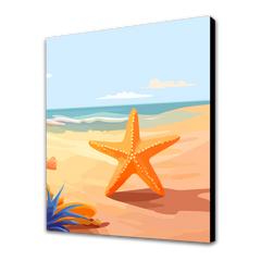 Starfish in the Sand