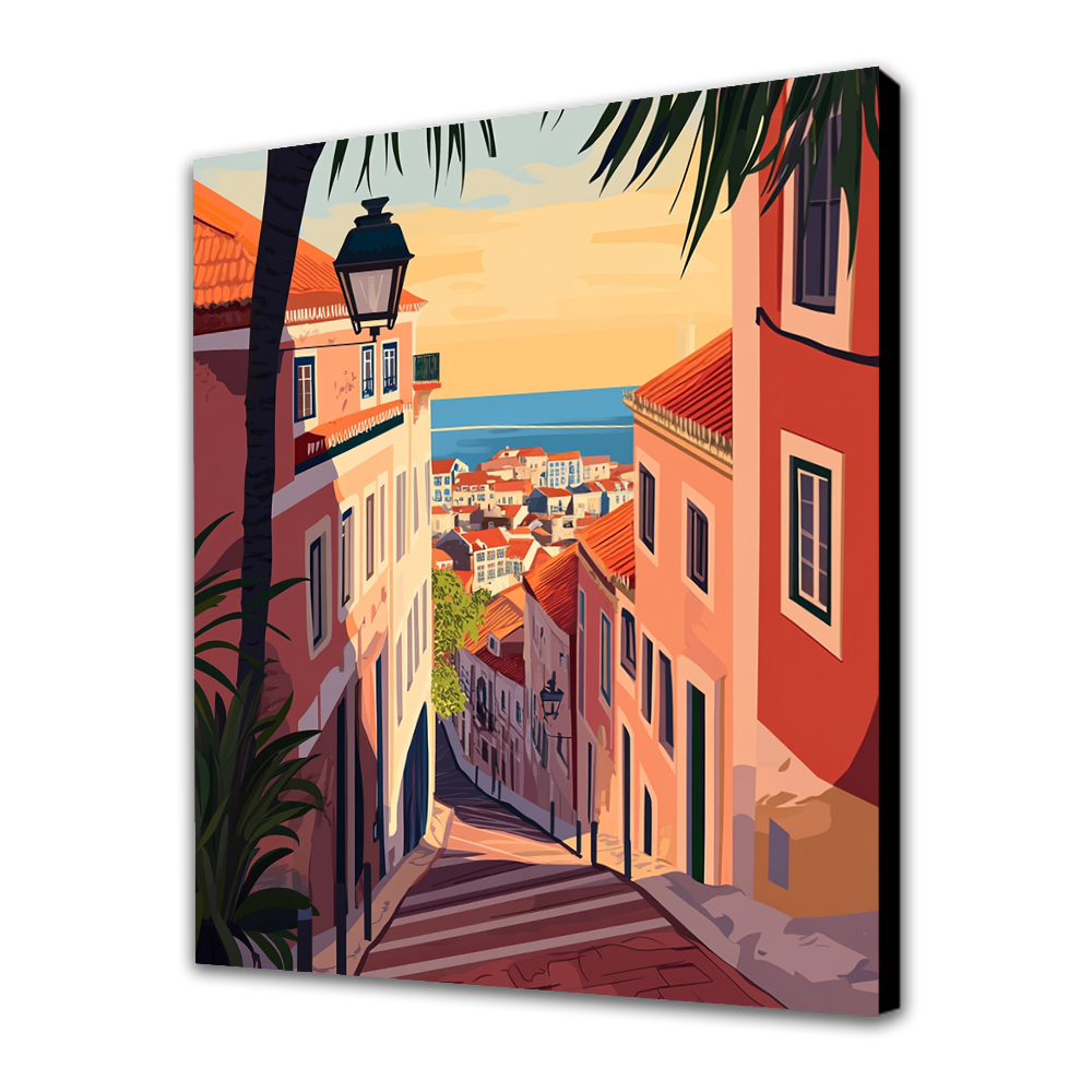 Sunset Stroll in Alfama