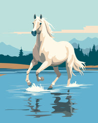 White Horse in the River