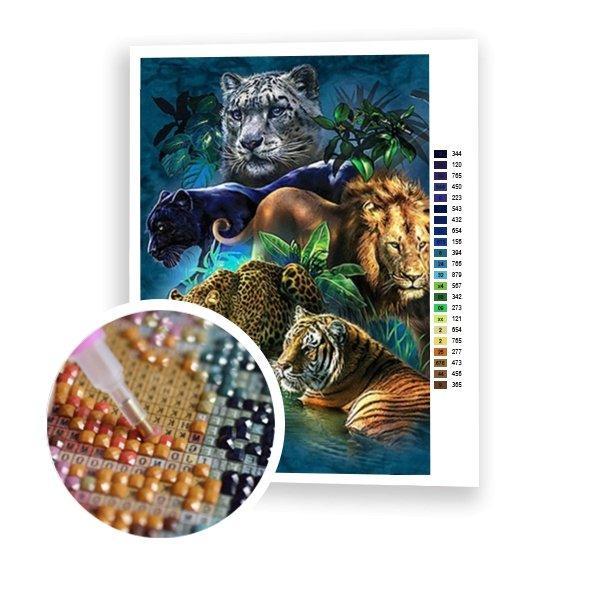 Wild Cats - Diamond Painting Kit